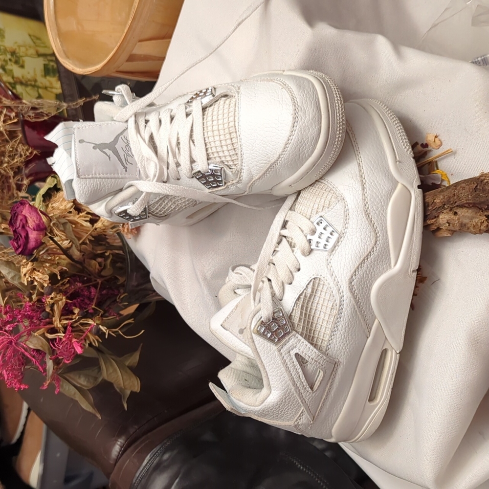 Air Jordan 4 retro White on white - Picture 1 of 10